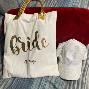 Bride hate and bag